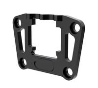 Pièces Pare-Chocs RC pour TRAXXAS pour Mini pour Maxx 107154-1 1/10 7075 Support Cloison Pare-Chocs Arrière Aluminium Mise Niveau Voiture RC Accessoires Remplacement(Black)