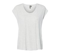 PIECES Pcalice SS Glitter Tee JRS Noos BC, Gris Clair chiné, M