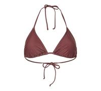 Pieces Pcbaomi Haut de Bikini Triangle pour Femme, Acajou, M