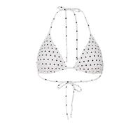 Pieces Pcbaomi Haut de Bikini Triangle pour Femme, Egret, XL