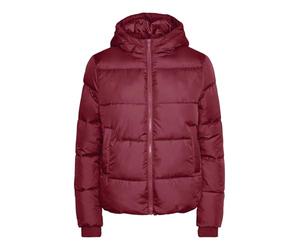 PIECES Pcbee Noos BC Veste Courte pour Femme, Tawny Port, L