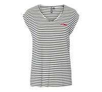 PIECES Pcbillo EMB JRS Tee BC Bleu Outremer, S Femme