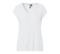 PIECES Pcbillo Tee Solid Noos, T-Shirt Femme, Blanc (Bright White Bright White), 36 (Taille Fabricant: X-Small)