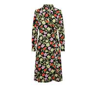 PIECES PCBLOSSOM LS Wrap Dress Robe, Violet/AOP : Flower, XS Femme