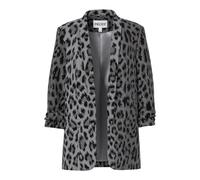 PIECES Pcbosella 3/4 Printed Blazer Noos BC, Gris, L Femme, Gris, L