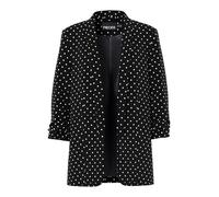PIECES Pcbosella 3/4 Printed Blazer Noos BC Noir, XL Femme, Noir, XL