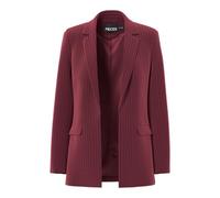 PIECES Pcbozzy Ls Blazer Ample rayé Noos BC, Tawny Port, XXL