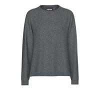 PIECES Pcbree Ls O-Neck Knit Noos BC, Gris foncé mélangé, XL