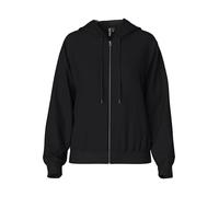 Pieces Pcchilli Ls Sweat à Capuche zippé Noos BC Maillot de survêtement, Noir, S Femme
