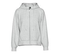 Pieces Chilli Full Zip Sweatshirt Gris M Femme