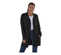 Pieces PCELLEN LS Long Knit Cardigan Noos BC Gilet, Noir (Black Black), Small Femme