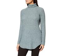 PIECES PCELLEN LS Long Knit Noos BC Sweater, Trooper, S Femme