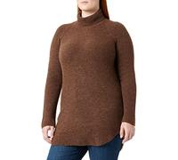 Pieces Pcellen Ls Long Knit Noos BC Qx pour Femme, Chicory Coffee, 48-50 Grande Taille