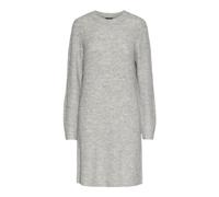 PIECES PCELLEN LS O-Neck Knit Dress Noos BC Robe, Gris Clair chiné, S Femme