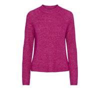 PIECES Pcellen Ls O-Neck Knit Noos BC Pull en Tricot, Fuchsia, M Femme