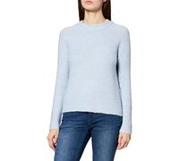 PIECES PCELLEN LS O-Neck Knit Noos BC Sweater, Kentucky Blue, XS Femme