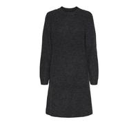 PIECES Pcellen Robe en Tricot à col Rond Noos BC, Gris foncé mélangé, XS Femme