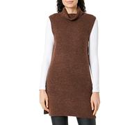 PIECES PCELLEN Rollneck Long Knit Vest Noos BC survêtement, Chicory Coffee, S Femme