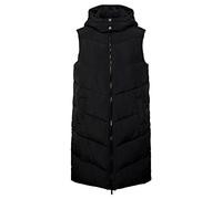 PIECES PCJAMILLA Long Puffer Vest Noos BC Jacket, Noir, S Femme