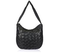 PIECES Pcjani Braiding Daily Bag, Sac à bandoulière Femme, Noir, Einheitsgröße
