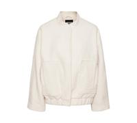 PIECES Pcjenny Ls Bomber en Vrac Mm Blouson, Bouleau, M Femme