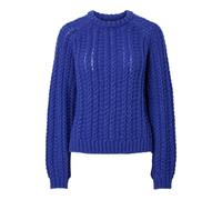 Pieces Pcjia Ls O-Neck Knit BC, Bluing, XL Femme