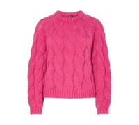 Pieces Pcjia Ls O-Neck Knit BC, Rose, L