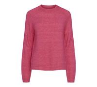 PIECES Pcjuliana Ls O-Neck Knit Noos BC Pull en Tricot, Rose, L Femme