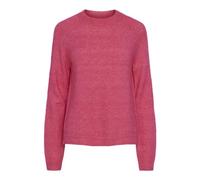 PIECES Pcjuliana Ls O-Neck Knit Noos BC Pull en Tricot, Rose, L Femme