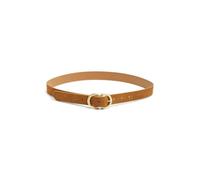 PIECES PCJUVA Suede Jeans Belt Noos Ceinture, Cognac/détail : Boucle dorée brossée, 80 cm Femmes