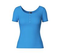 Pieces Pckitte SS Top Noos BC, Bleu Azur, XL