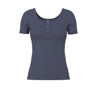 PIECES Pckitte Ss Top Noos Bc Femme T-shirt, Bleu Gris, XL