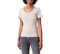 PIECES Pckitte Ss Top Noos Bc Femme T-shirt, Gris Argenté., XL