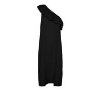 PIECES PCLARA One Shoulder MIDI Dress BC, Robe Femme, Black, S