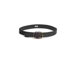 PIECES Pclaura Noos Ceinture en daim, Noir, numeric_80