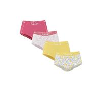PIECES Pclogo Lady 4 Pack BC, Goutte de Citron, M (Lot de 4) Femmes