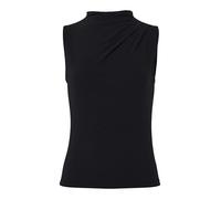 PIECES Pcmadison SL Draped Top Noos BC, Noir, S Femme
