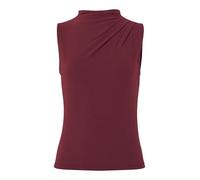 PIECES Pcmadison SL Draped Top Noos BC, Tawny Port, XL Femme