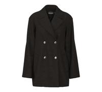 PIECES Pcmarbel Coat Noos Manteau Court, Mole/AOP : chiné, S Femme