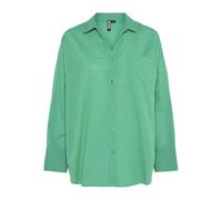 PIECES Pcmatinka Ls Shirt Chemise, Simply Green, L Femmes