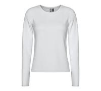 PIECES Pcmay Ls Noos BC Débardeur pour Femme, Blanc éclatant., M