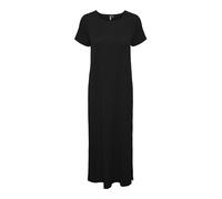 PIECES Pcmeggi SS Loose Midi Dress, Noir, M