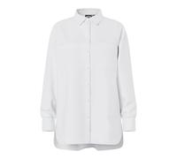 PIECES Pcmelia Ls Noos T-Shirt Ample, Blanc éclatant., XS