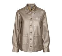 PIECES Pcnabia Ls Gold Veste FC, Couleur dorée, XS