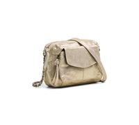 PIECES Pcnaina Leather Cross Body FC Noos, Sac à bandoulière Femme, Couleur doré/Neige, Einheitsgröße