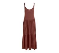 PIECES PCNEORA Strap MIDI Dress SA BC Robe, Henné, S Femme