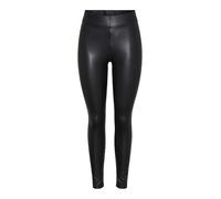 PIECES Pcnew Shiny Hw Leggings Noos Slacks pour Femme, Noir, XS