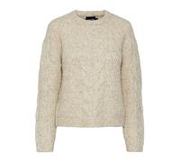 Pieces Pcnina Ls O-cou Knit Noos Bc Sweater, Femme, Bouleau, XS