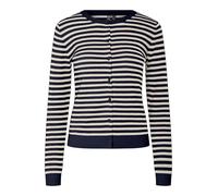 PIECES Pcnora Cardigan en Tricot à col Rond Noos BC, Bleu Marine., XL