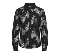 Pieces Pcnorinne Ls Chemise Chemisier à Manches Longues, Noir, L Femme
